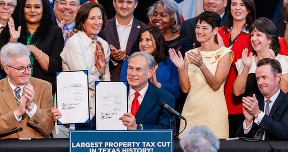 Gov Abbott signs largest property tax cut in Texas history