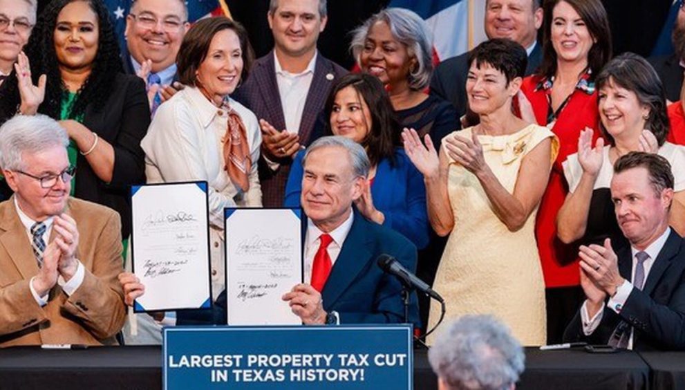 Gov Abbott signs largest property tax cut in Texas history