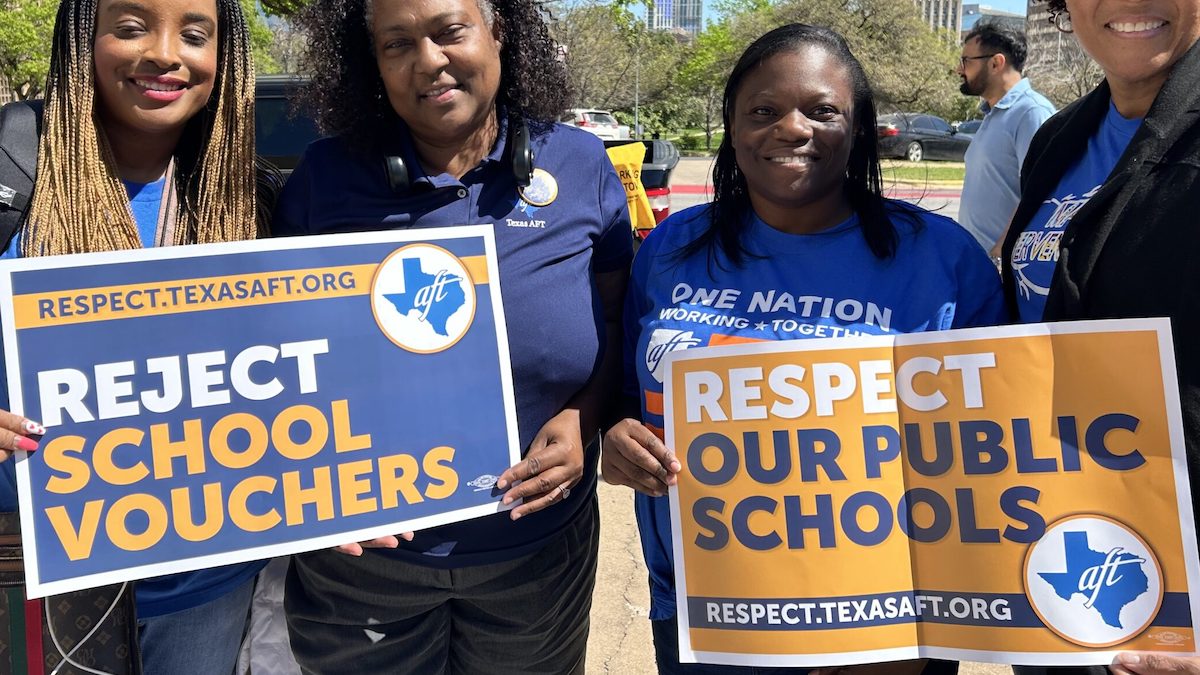 Teachers say No to Vouchers