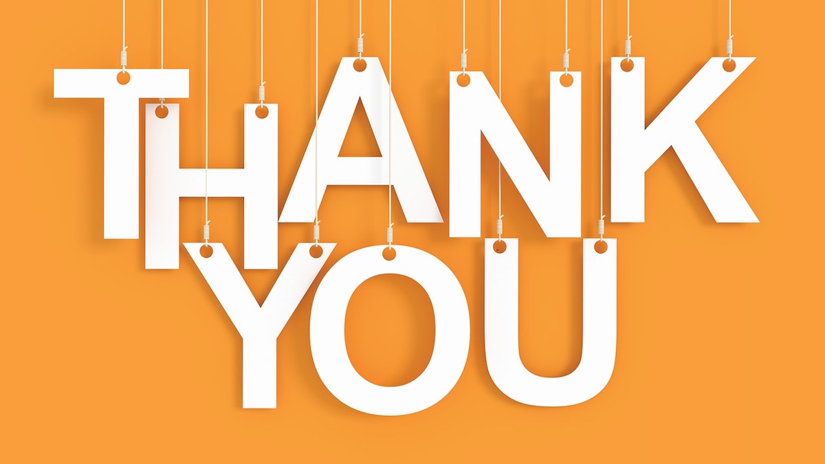 Thank You for your Thank You